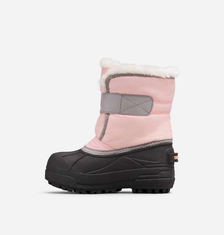 Kids Snow Boots Pink/Black - Sorel Toddler Commander™ - 761358-MAE